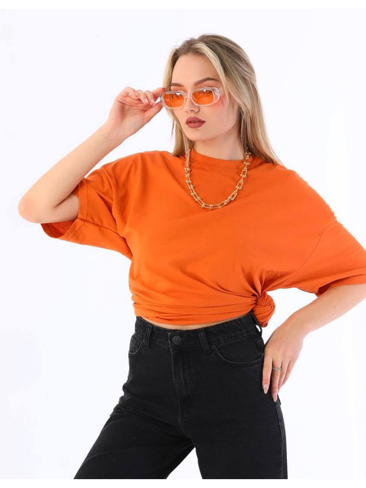 Dolcha Drift Oversize Tee – Unisex Orange