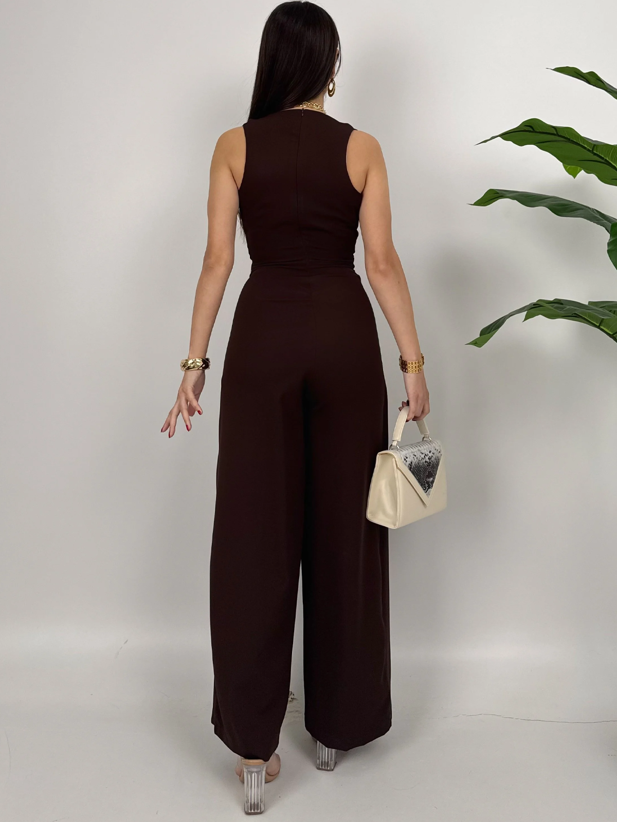 Crimson Icon Belted Tulum - Kahve