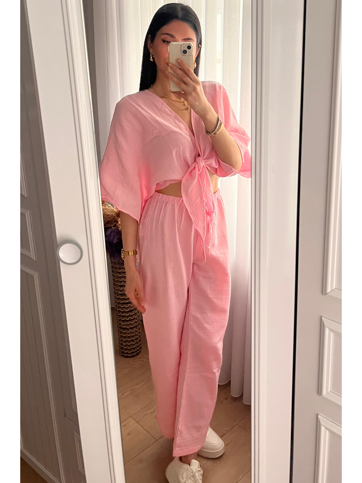 Primavera Müslin Takım - Pembe