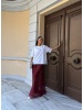 Crimson Grace Maxi Bordo Etek