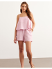 Aria Keten Crop – Pembe