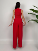 Crimson Icon Belted Tulum - Kırmızı