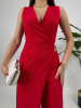 Crimson Icon Belted Tulum - Kırmızı