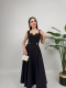 Rosélia Düğmeli Elbise – Siyah