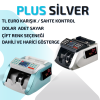 Plus Silver TL / Euro Kağıt Para Sayma Makinesi - Turkuaz Renk