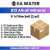 EA WATER B12 Alkali Mineral 6lı Filtre Seti