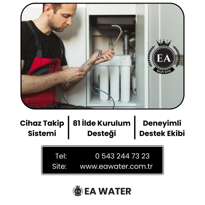 EA WATER Pompasız Tak Çevir Filtreli Su Arıtma Cihazı
