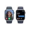 APPLE Apple Watch S9 45mm Gümüş Mavi SB-M/L Akıllı Saat