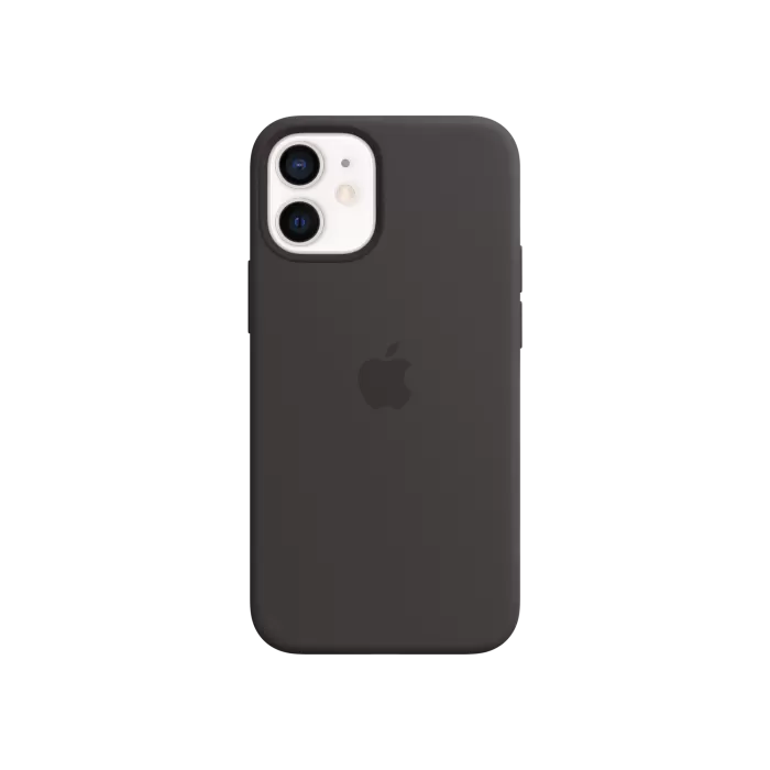 APPLE iPhone 12 mini Silikon Kılıf Siyah Cep Telefonu Aksesuarları