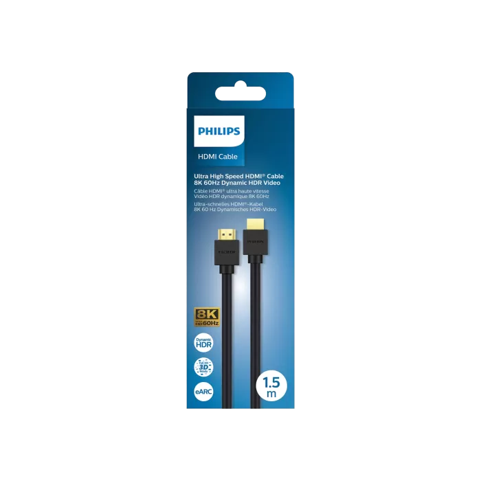 PHILIPS Philips HDMI 2.1 Kablo 1.5m Çevre Birimleri