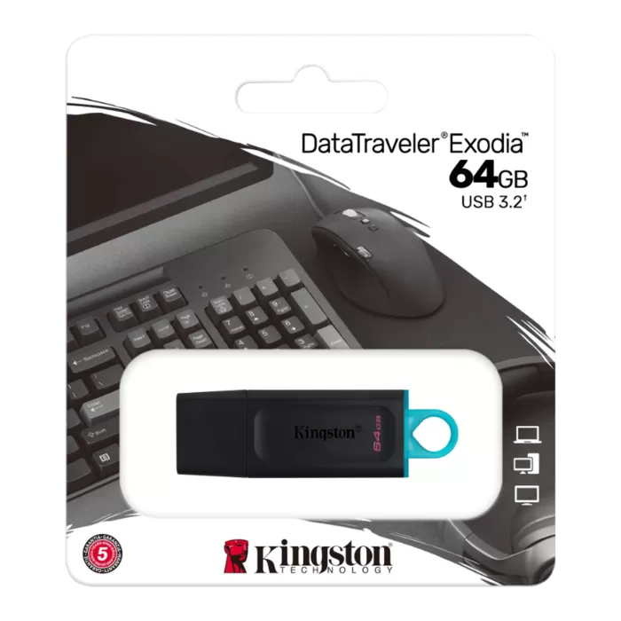 KINGSTON Kingston 64 GB USB Bellek - DTX/64GB Çevre Birimleri