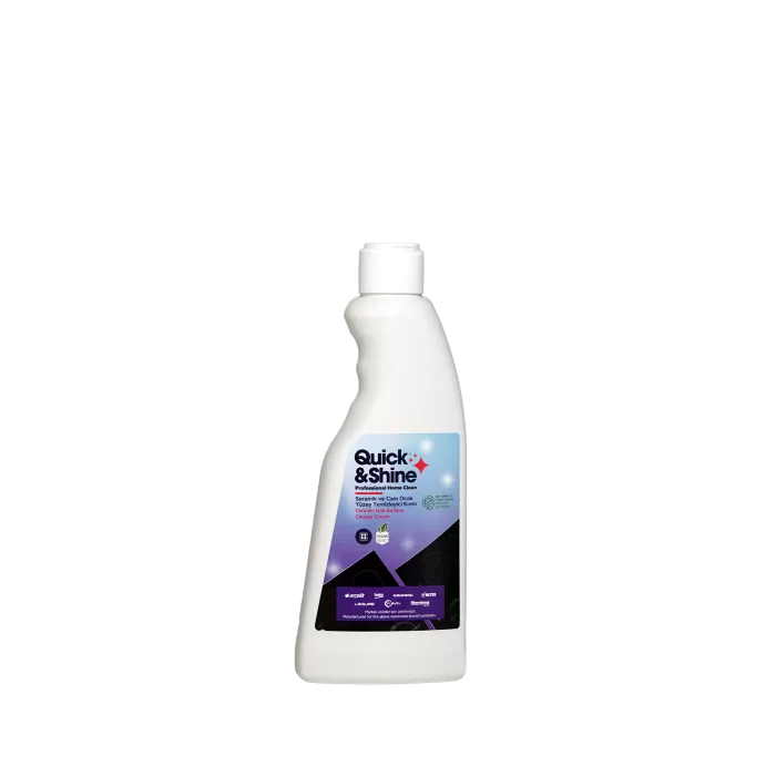 Quick & Shine Vitroseramik & İndüksiyonlu Ocak Temizleyici (VEGAN) Ocak ve Fırın Temizlik ve Bakım Ürünleri