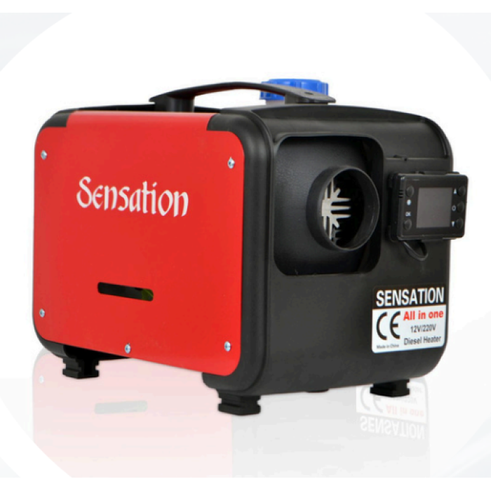 Sensation 5 Kw Taşınabilir Dizel Isıtıcı [12V-24-220V] Kırmızı