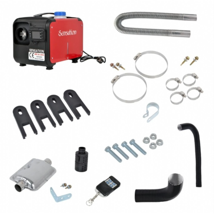 Sensation 5 Kw Taşınabilir Dizel Isıtıcı [12V-24-220V] Kırmızı