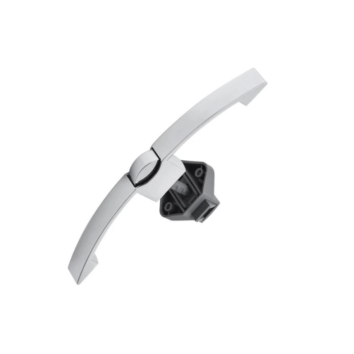 Karavan & Tekne Bas-Çek Oval Krom Mobilya Kilidi