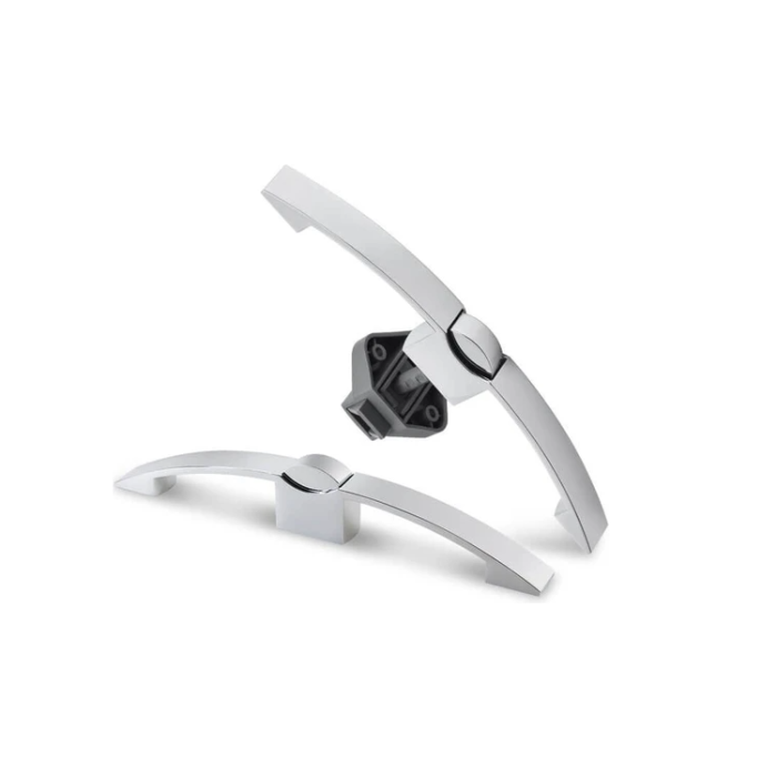 Karavan & Tekne Bas-Çek Oval Krom Mobilya Kilidi