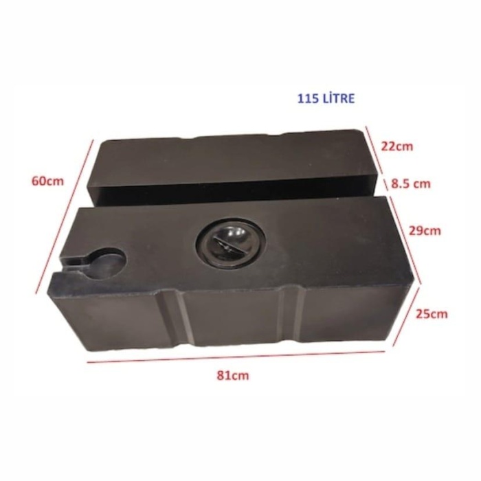Karavan Atık Su Deposu 115LT