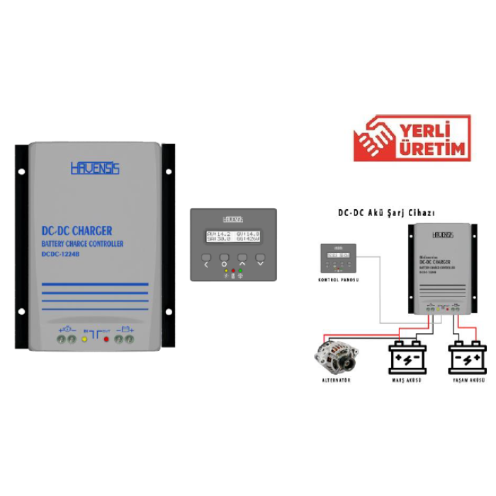 Havensis 30 Amper [12/24V] Akıllı DC/DC Şarj Cihazı