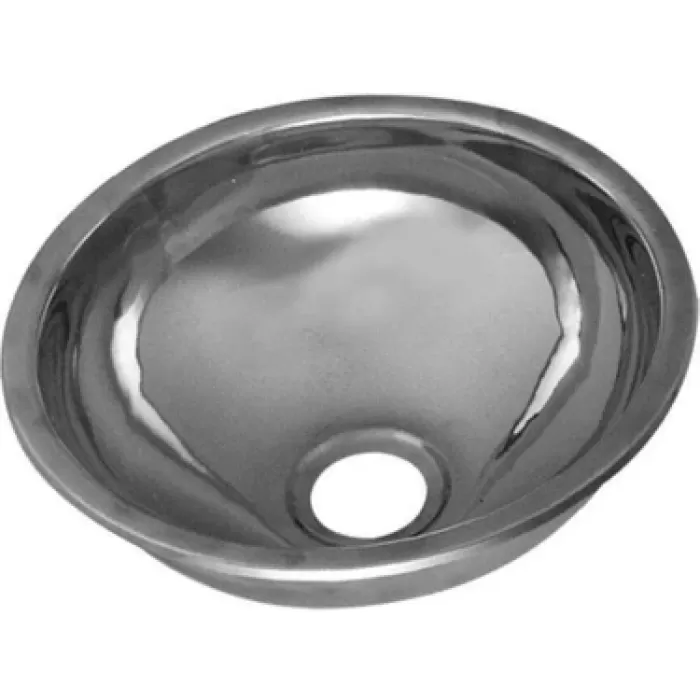 Paslanmaz Krom Oval Evye [26x14cm]