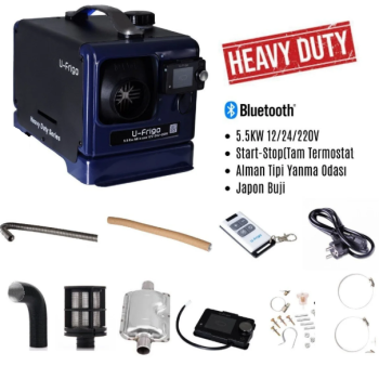 U-Frigo 5.5 Kw Çanta Tipi Webasto Dizel Isıtıcı Start-stop Bluetooth Heavy Duty Serisi
