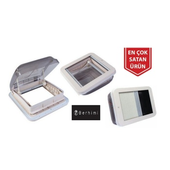 Berhimi Tavan Havalandırma Heki Fansız Ledli [40x40CM]