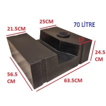 Karavan Atık Su Deposu 70LT