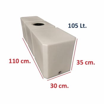 105 Litre Temiz Su Deposu