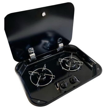 Karavan / Tekne Ocak İkili Siyah