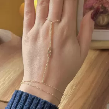 GOLD MINIMAL OVAL STATION ŞAHMERAN