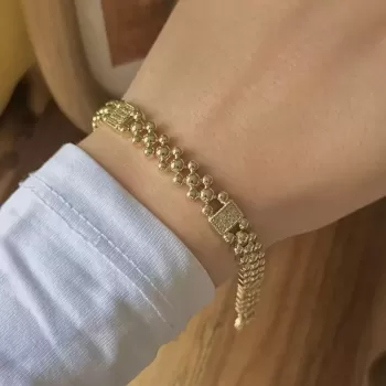 GOLD ROYAL BEAD VIP BİLEKLİK