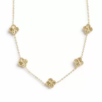 GOLD MINI CLOVER VIP KOLYE