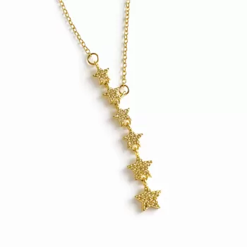 GOLD MUSTI STAR KOLYE