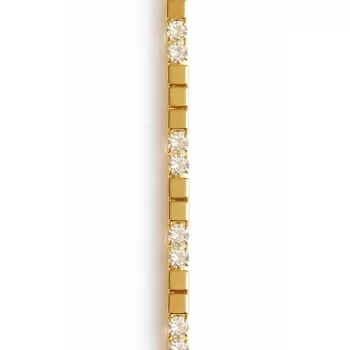 GOLD CRYSTAL SQUARE VIP BİLEKLİK