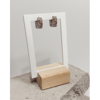 OVAL ZİRKON TAŞLI KÜPE