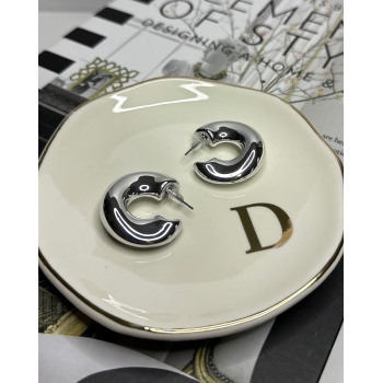 SİLVER ASİMETRİK HALKA KÜPE