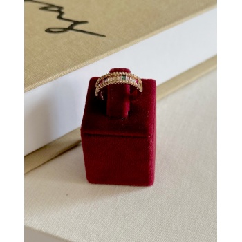 GOLD RENKLİ TAŞ YÜZÜK