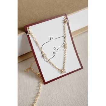 GOLD LUMIS TAŞLI KOLYE