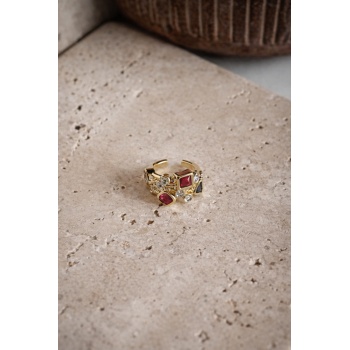 GOLD RENKLİ TAŞ EAR CUFF