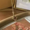 GOLD RUBY VINTAGE KOLYE