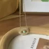 GOLD EVIL EYE KOLYE