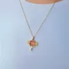 GOLD SUN&MOON VINTAGE KOLYE