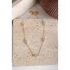 GOLD ELYS TAŞLI KOLYE