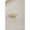 GOLD BAGET TAŞLI EAR CUFF