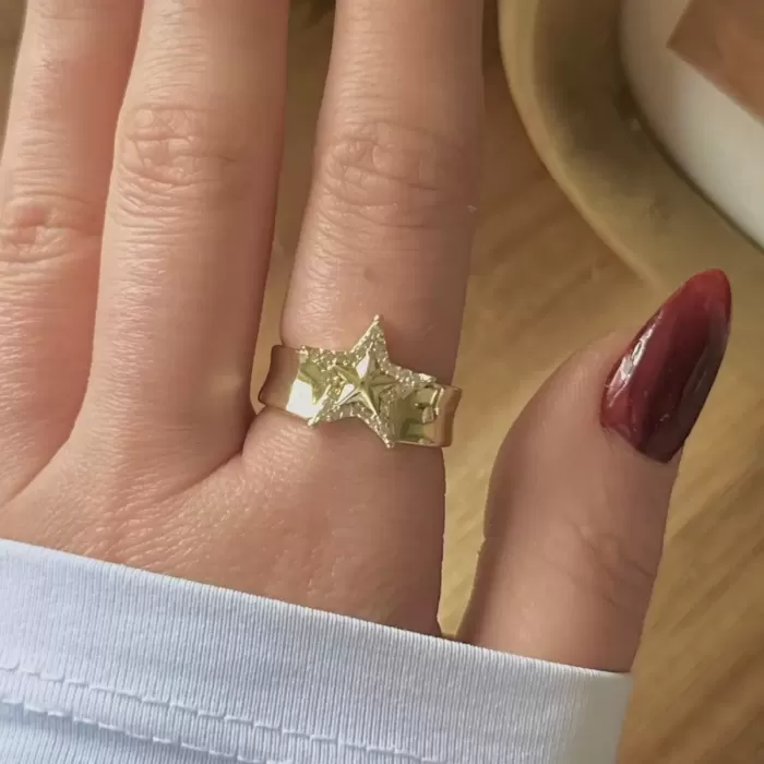 GOLD NOVA STAR YÜZÜK