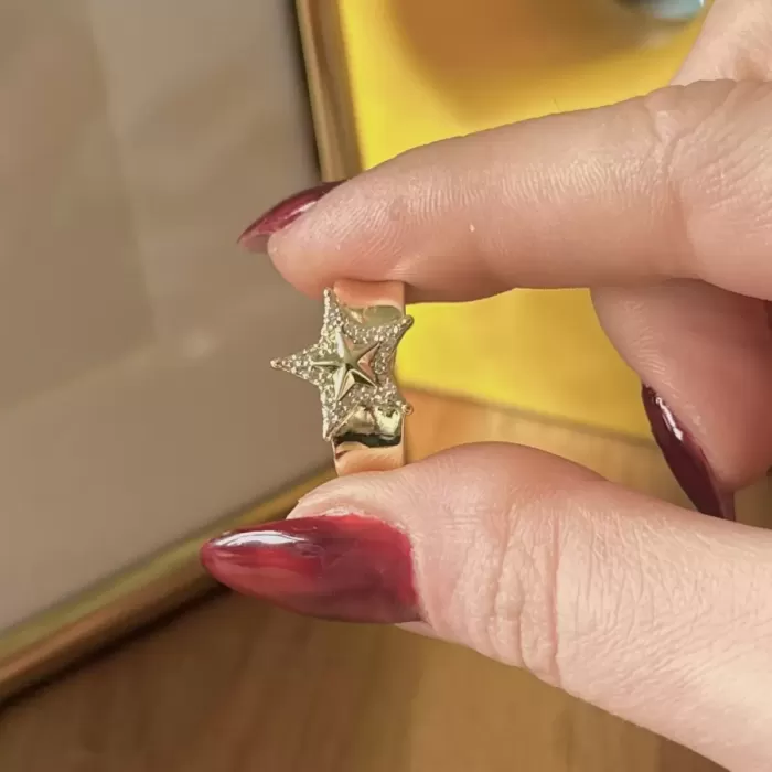 GOLD NOVA STAR YÜZÜK