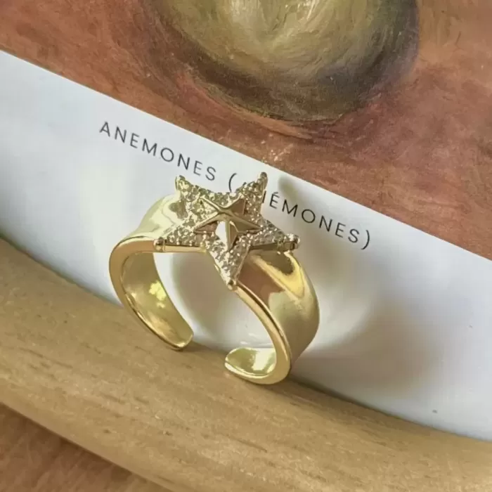 GOLD NOVA STAR YÜZÜK