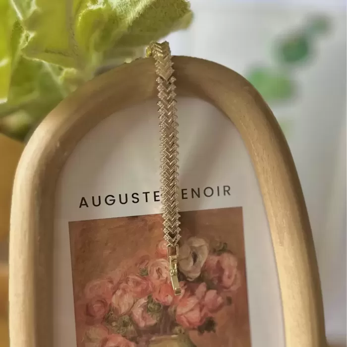 GOLD CHEVRON VIP BİLEKLİK