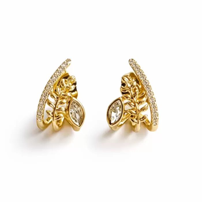 GOLD BAŞAK TAŞLI KÜPE