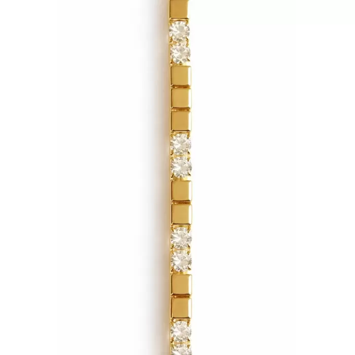 GOLD CRYSTAL SQUARE VIP BİLEKLİK