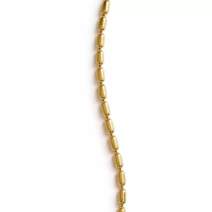 GOLD OVAL BEAD VIP BİLEKLİK